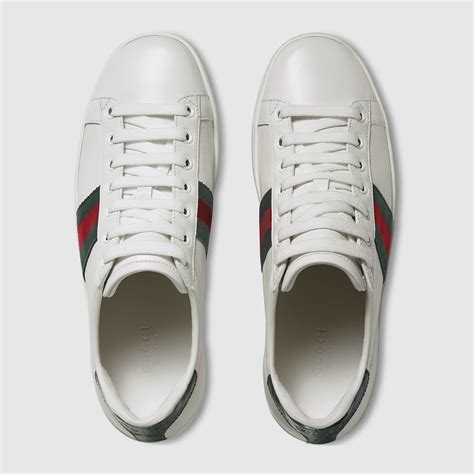 ace leather low top sneaker gucci price|Gucci ace sneakers interlocking g.